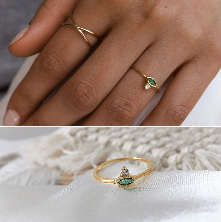 Gold Sterling Silver Ring