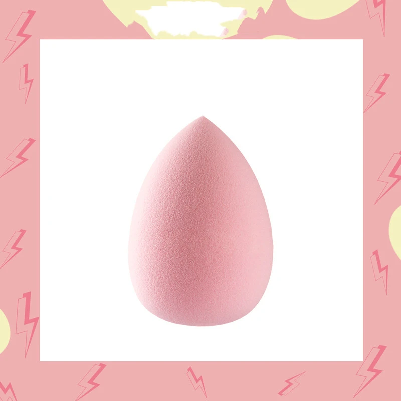 Classic Pink Water Drop Beauty Egg Sponge Cushion