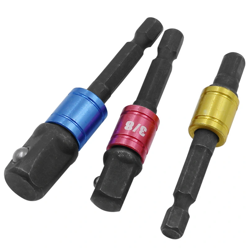 Black 3-Piece Set Of Colored Steel Ball Extension Rods