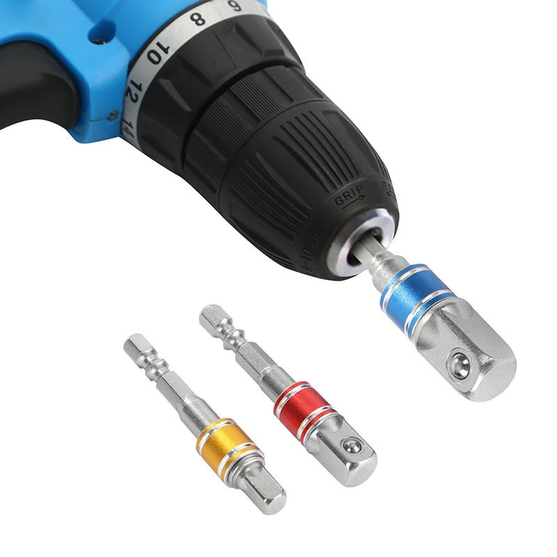 Color Ball Extension Rod Hexagon Shank Electric Drill Square Head Conversion Extension Rod