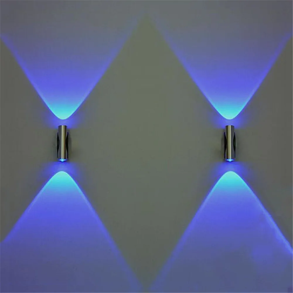 LED double head wall light