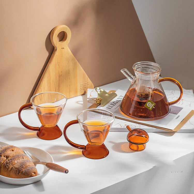 Heat Resistant Glass Creative Tea Set Teapot Teacup