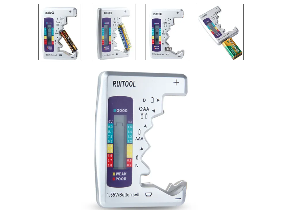 New Digital Battery Tester Power Tester Dry Battery Capacity Tester