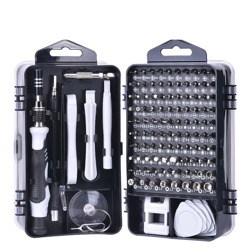 Compatible with Apple, Hot Sale 122 in 1Professional Multi Screwdriver Set for iPhone Android Laptop Computer DIY Repair Tool Kit