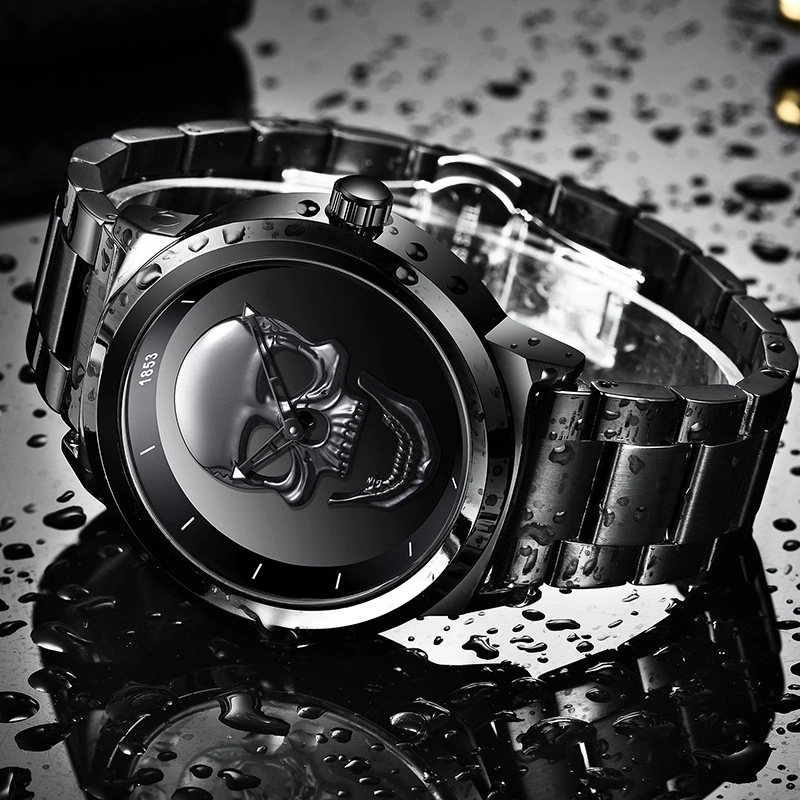Simple skull watch