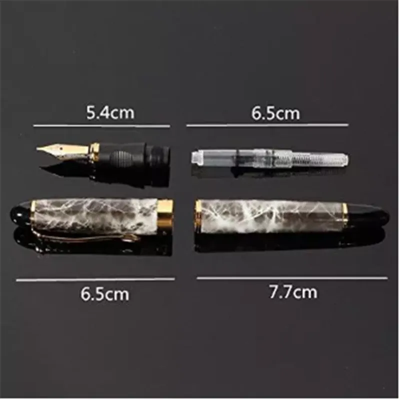 Calligraphy Fountain Pen Metal Signature Pen Business Water-based Pen
