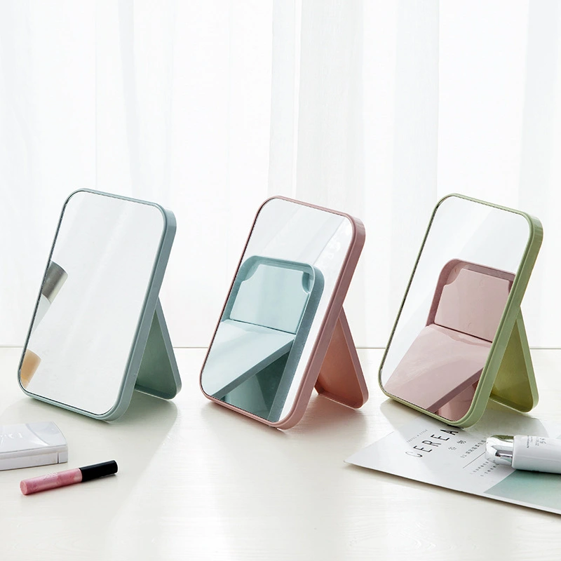 HD Makeup Desktop Simple Folding Portable Vanity Mirror
