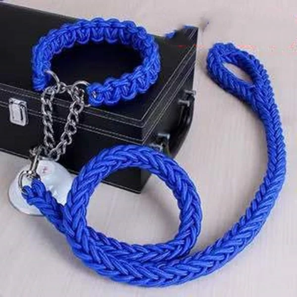 Nylon Pet Leash Medium And Large Dog Collar