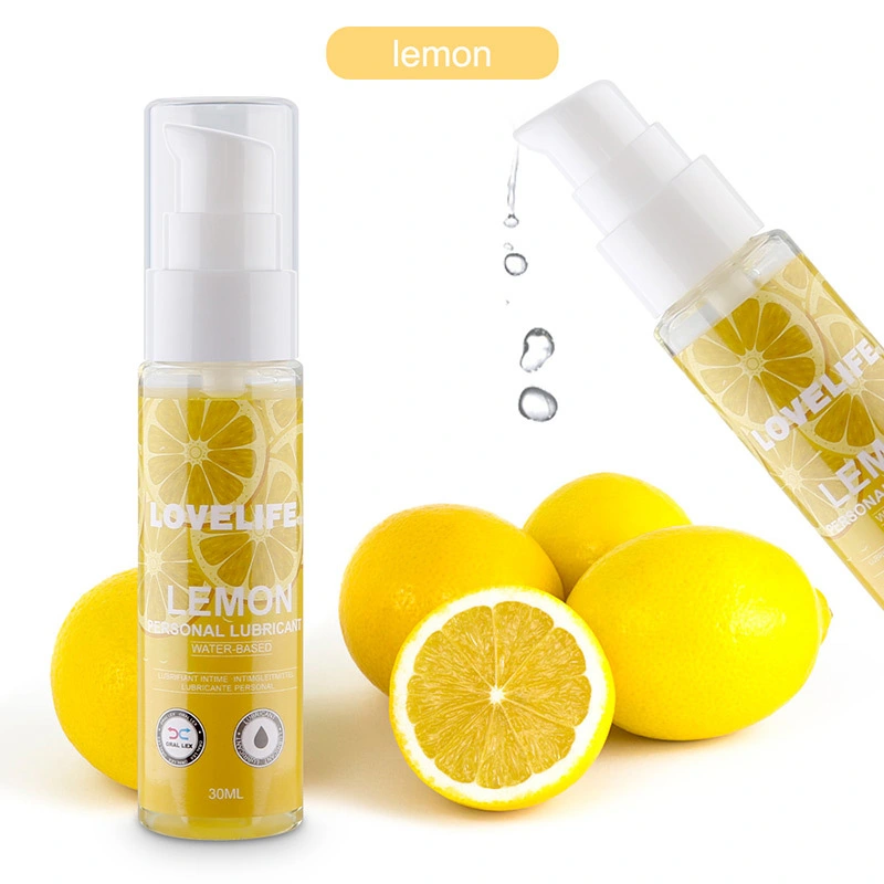 Fruit taste water soluble body lubricant female male