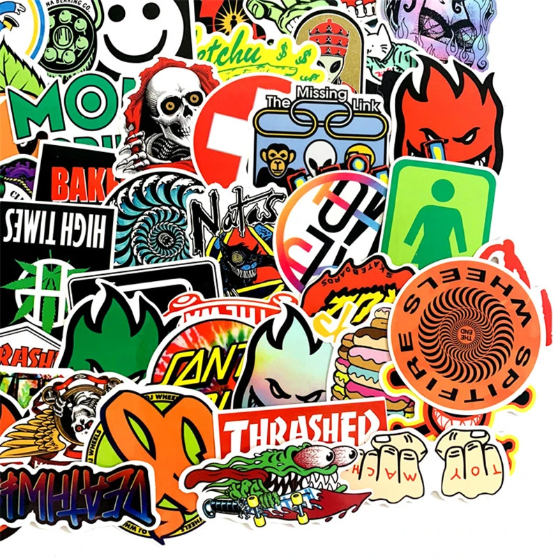 Personalized Cartoon Skateboard Sticker Luggage Asian Note Book Fashion Sticker