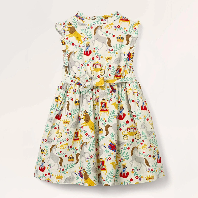 New Style Children's Skirt Sleeveless Cotton Children's Dress