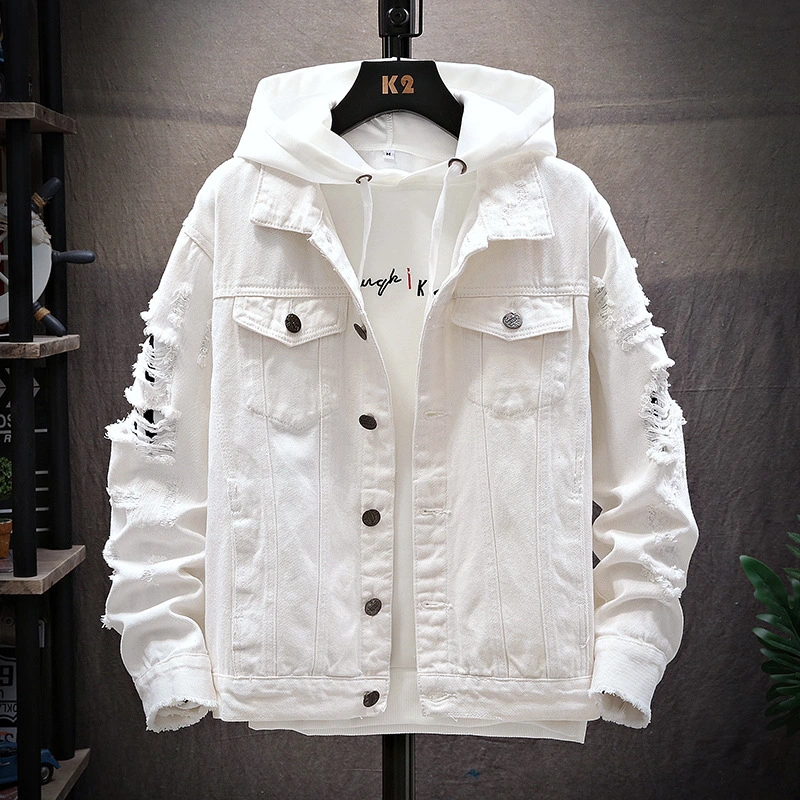 Loose denim jacket