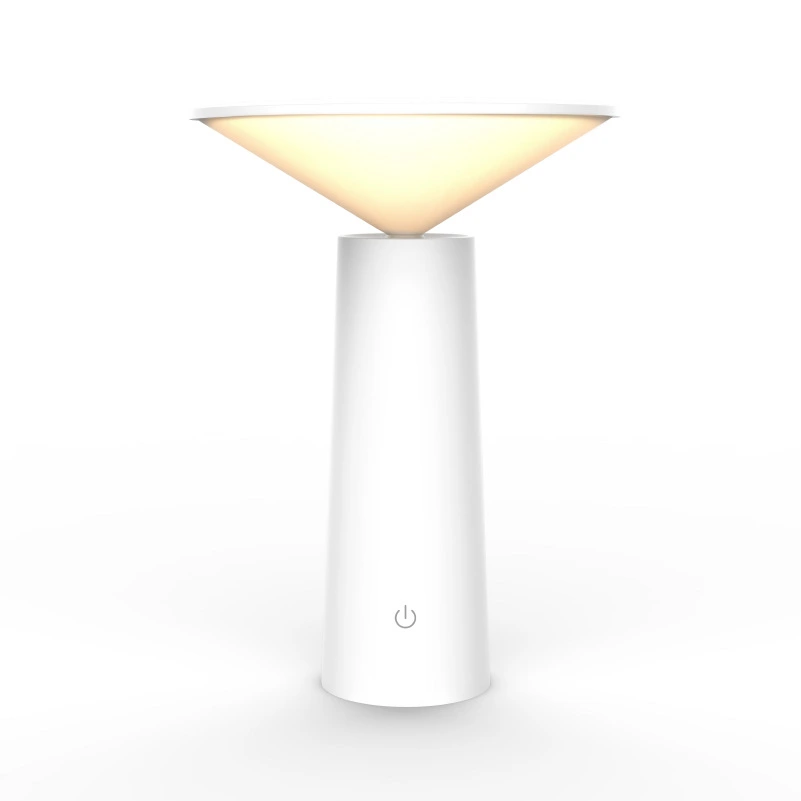 Rotating Lamp Head Three-color Light Charging Touch