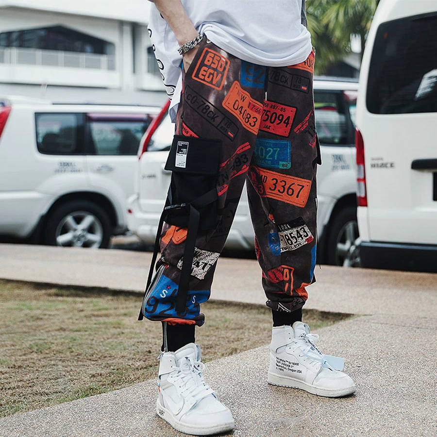 Men's Fashion And Comfort Graffiti Hip-hop Casual Pants