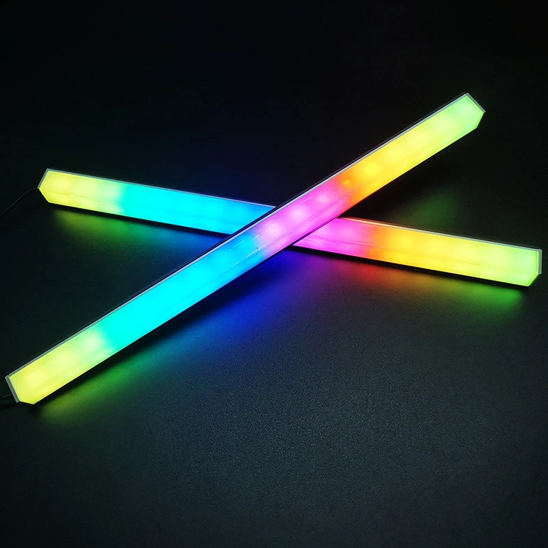 Aluminum Alloy Double-Sided Luminous Rgb Hard Light Strip