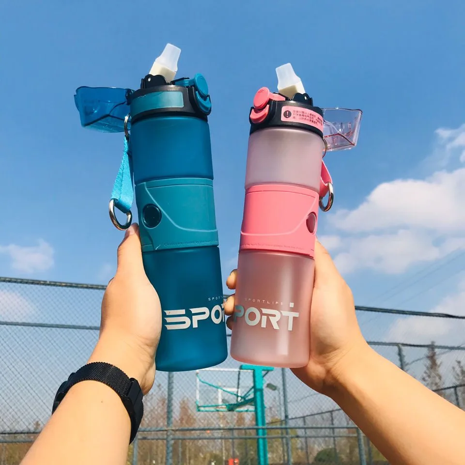 Plastic Portable Outdoor Sports Large-capacity Anti-drop Cup