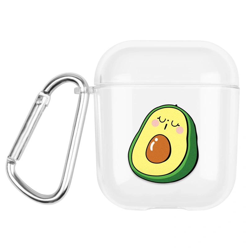 Compatible with Apple, AirPods Protective Case PC Avocado Earphone Box