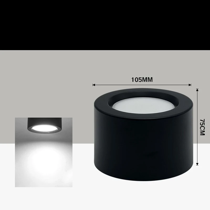 Ultra-thin Surface Mounted Downlight Led Without Hole Ceiling