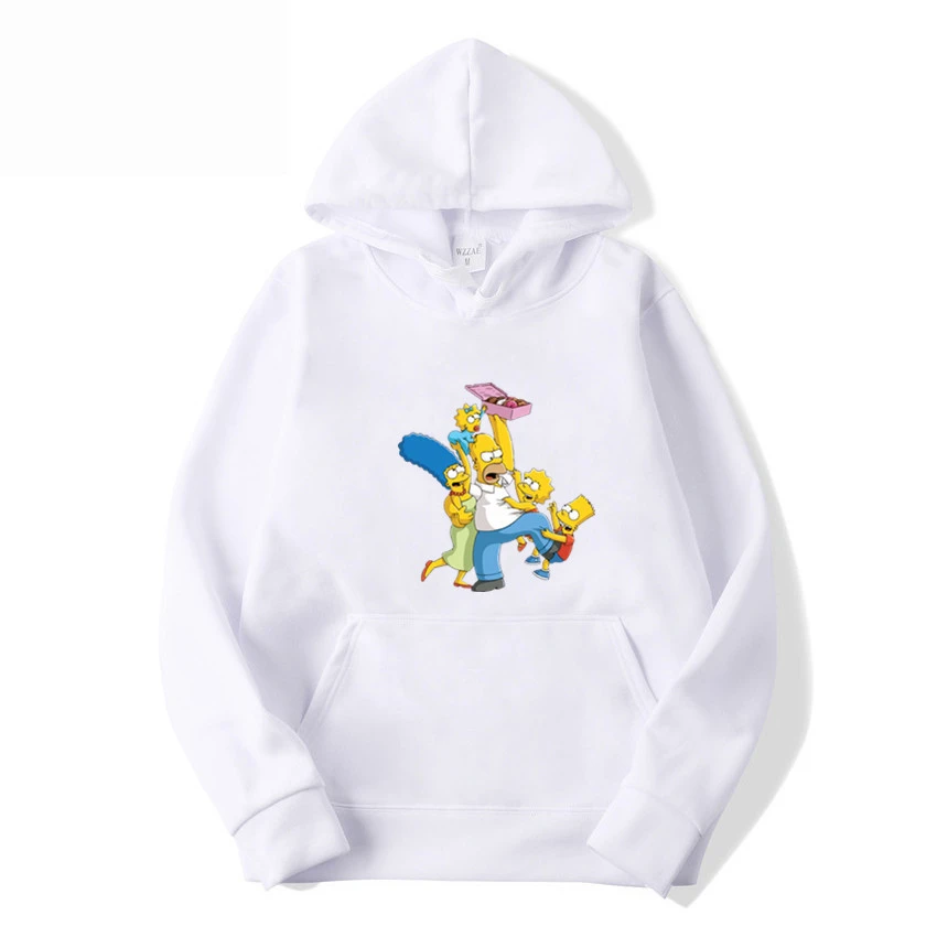 Cartoon Print Pattern Casual Fashion Sweater
