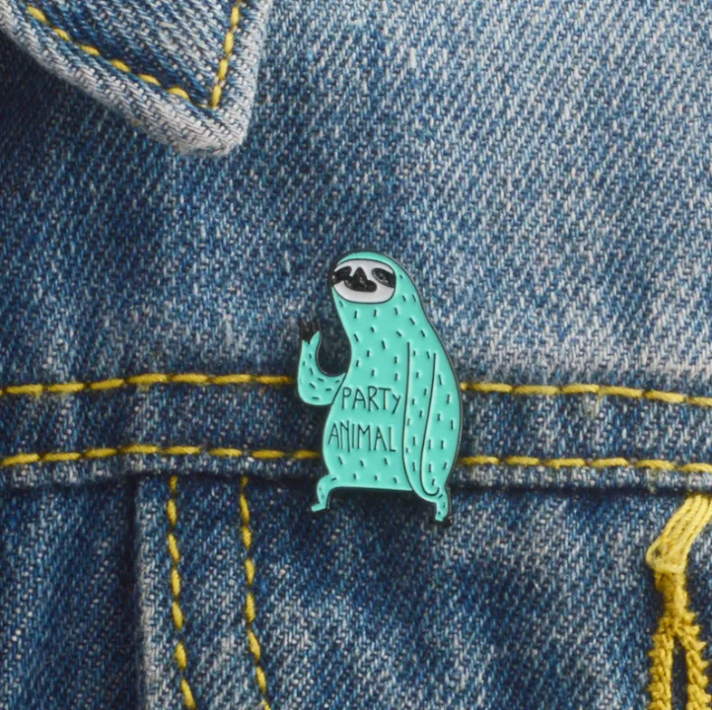 Animal dripping brooch accessories