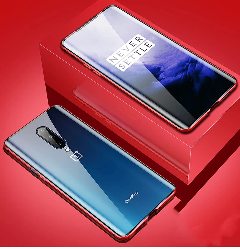 OnePlus 7Tpro Mobile Phone Case Double-sided Magneto