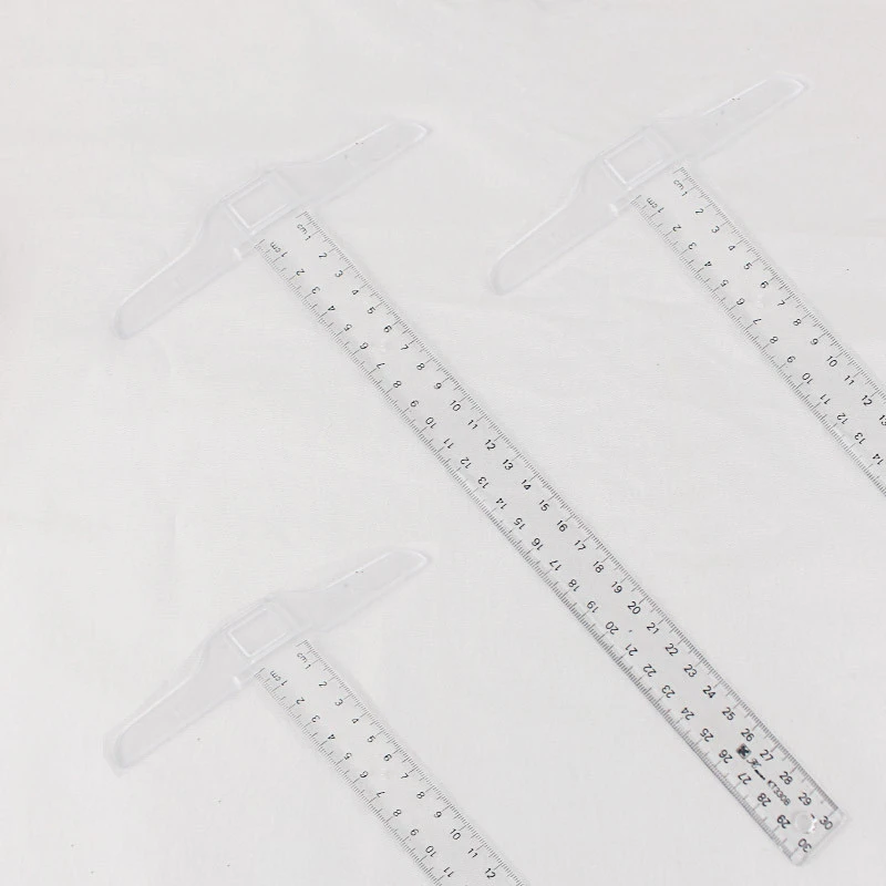 Mini T-shaped measuring ruler