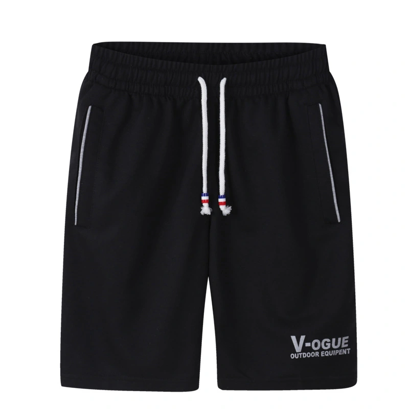Men's Five-Point Pants, Men's Beach Pants, Middle Pants, Loose, Large Size