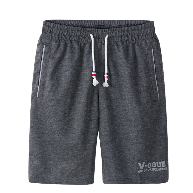 Men's Five-Point Pants, Men's Beach Pants, Middle Pants, Loose, Large Size