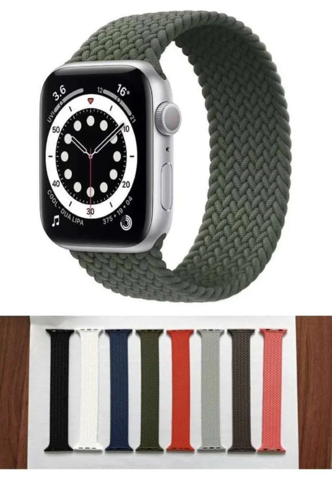 Elastic silicone strap