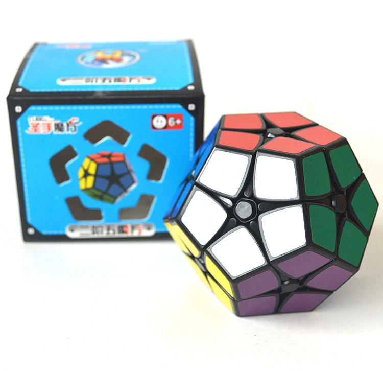 Second order dodecahedron Black bottom rubik's cube