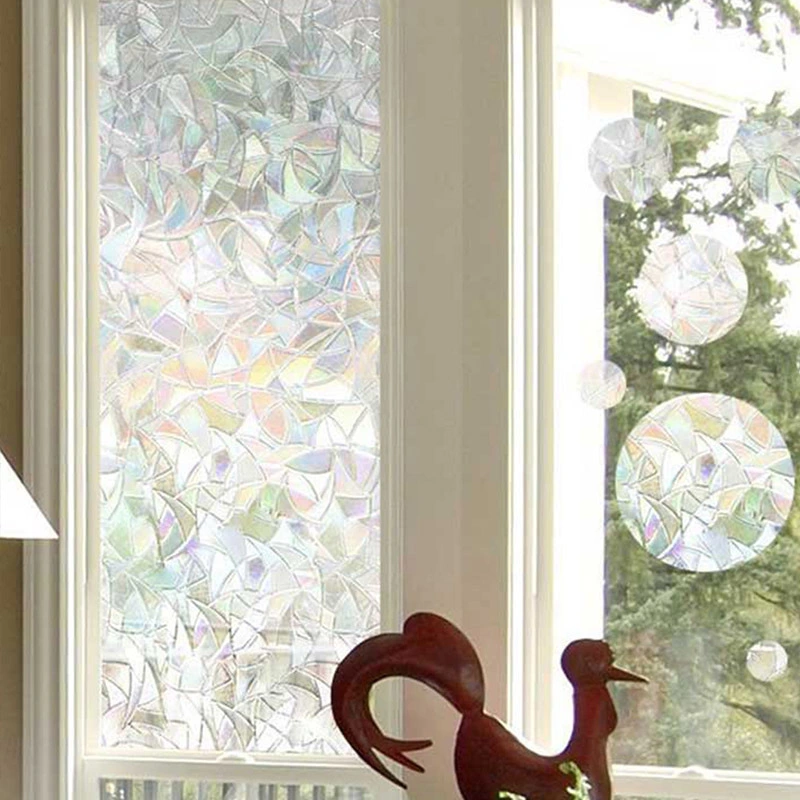 PVC removable glass window without adhesive film