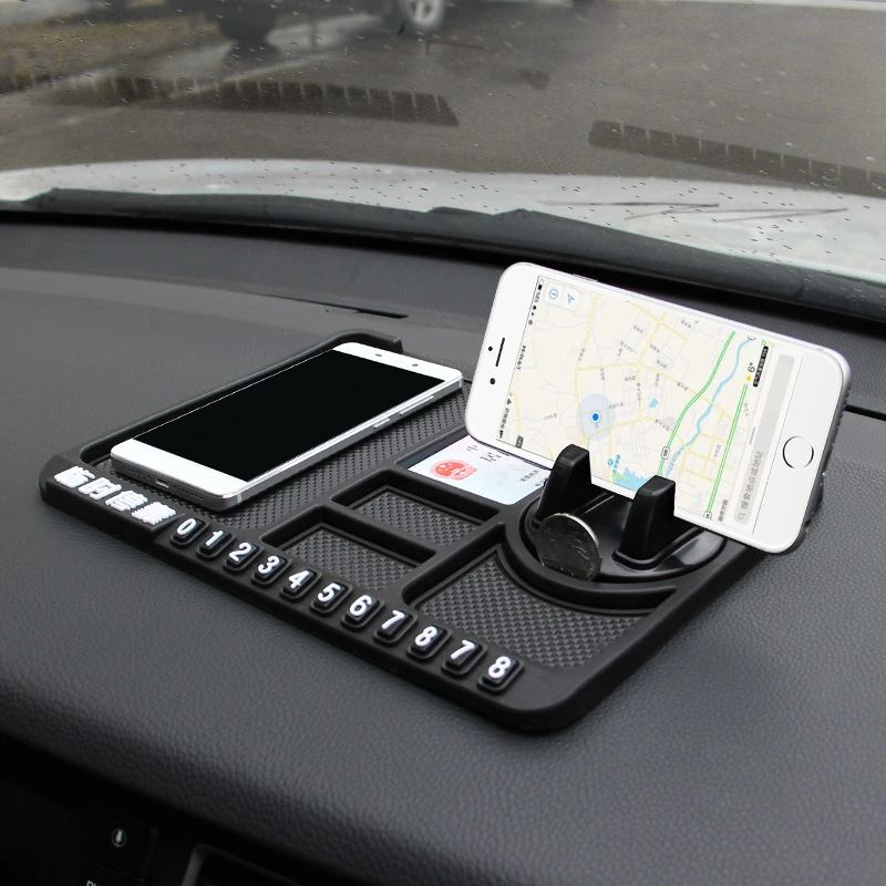 Anti-skid Pad Car Mobile Phone Bracket Multifunctional Car