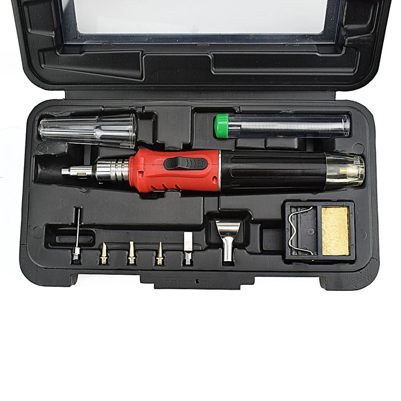 Automatic point gas soldering iron