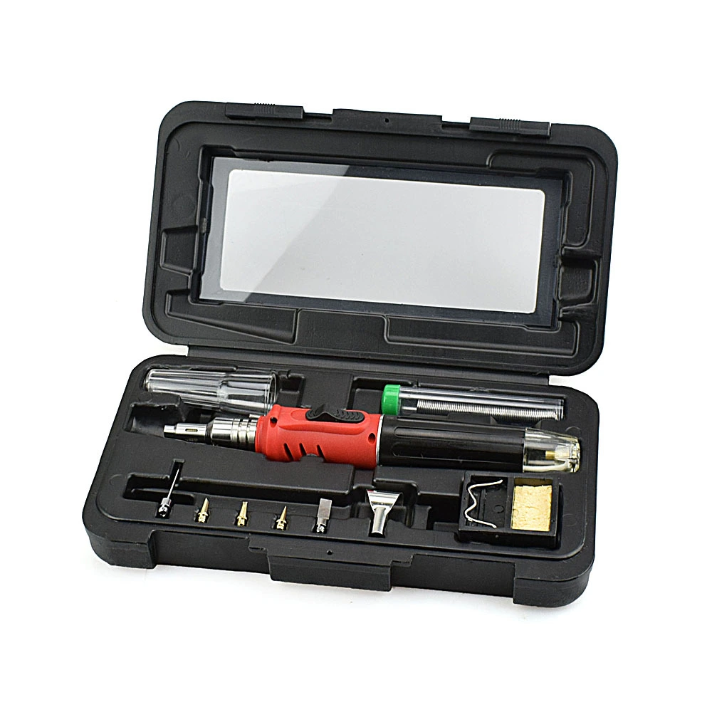 Automatic point gas soldering iron