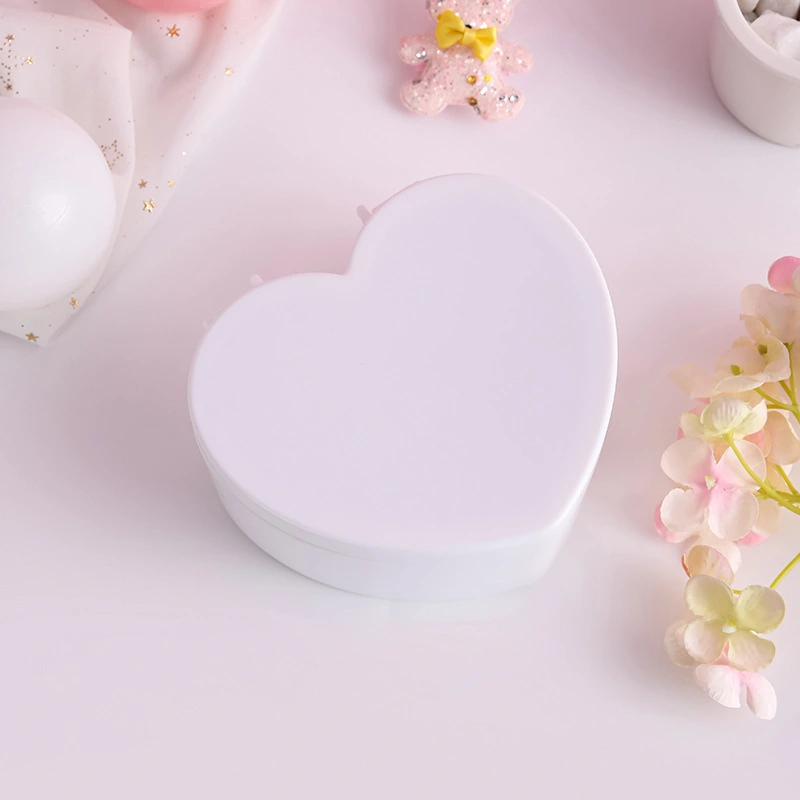 Storage Box Desktop Love Jewelry Box Student Dormitory Double Mirror Storage Box