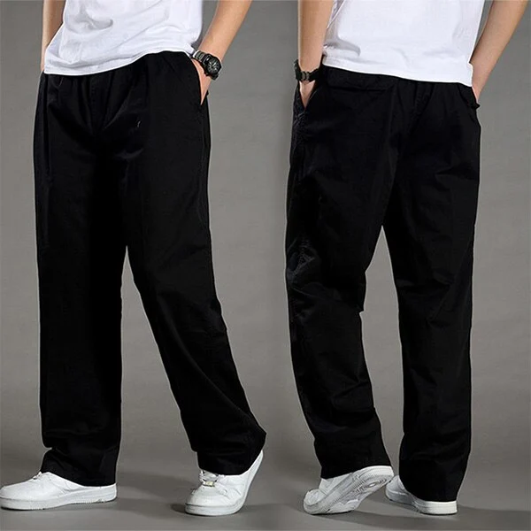 Workwear cropped straight-leg pants