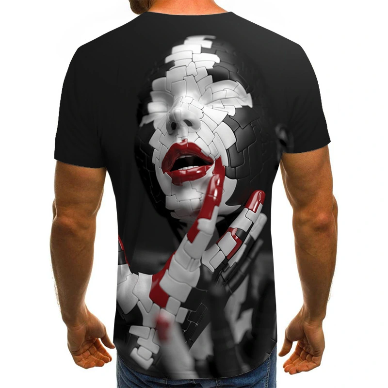 Skull Prisoner 3D Digital Printed Men's T-shirt