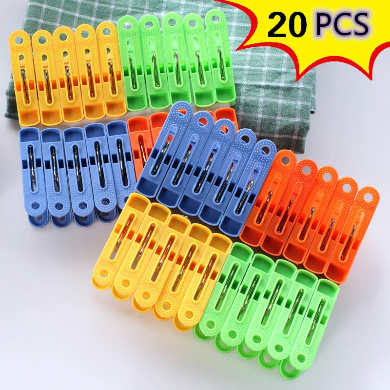 Plastic Windproof Clothespins For Clothes And Socks