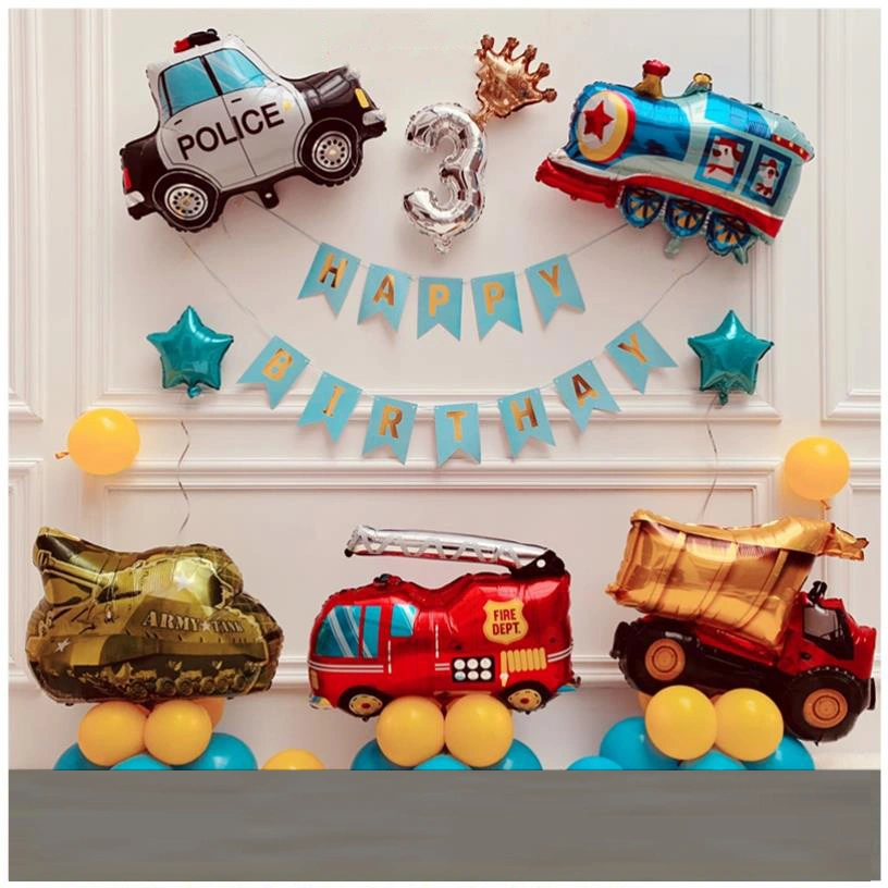 Birthday decoration scene layout