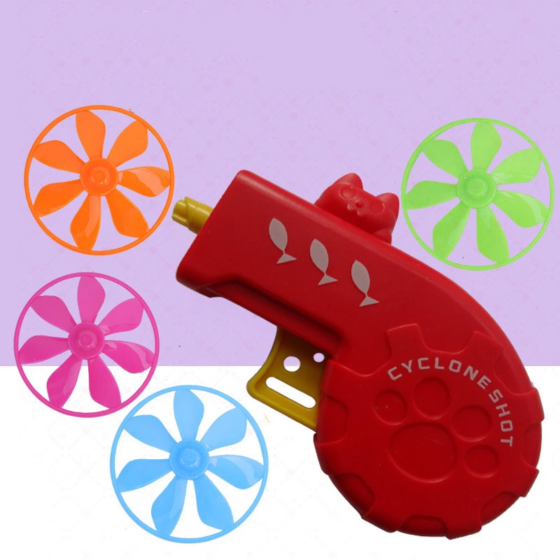 Colorful flying saucer educational toy