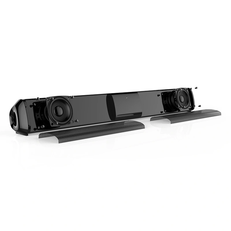 Portable dual-speaker stereo home speaker