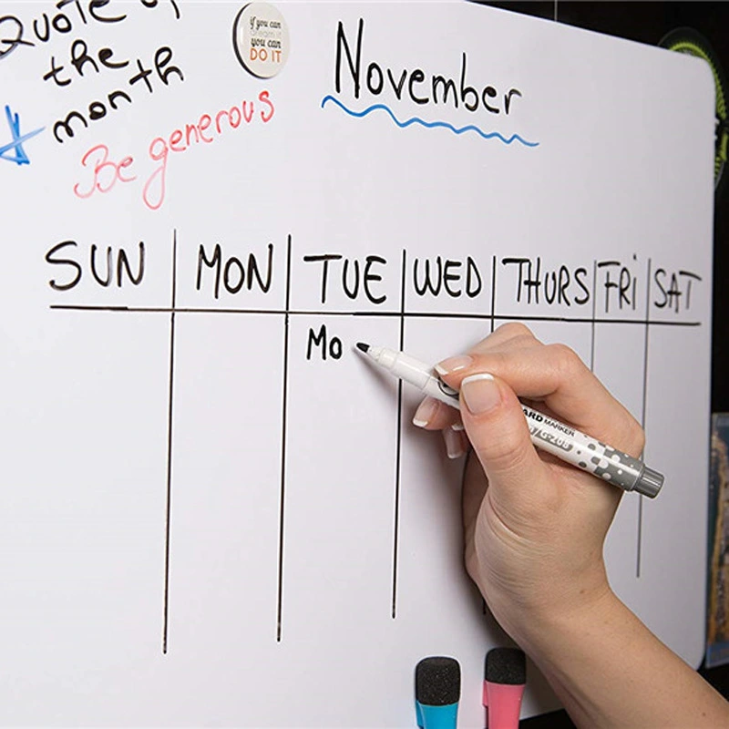 A4 Size Magnetic Whiteboard Fridge er Dry Erase White Board 