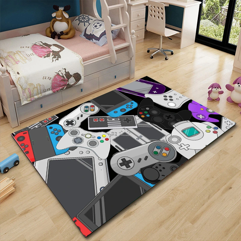 Game Console Living Room Floor Mat Bedroom Cartoon Carpet