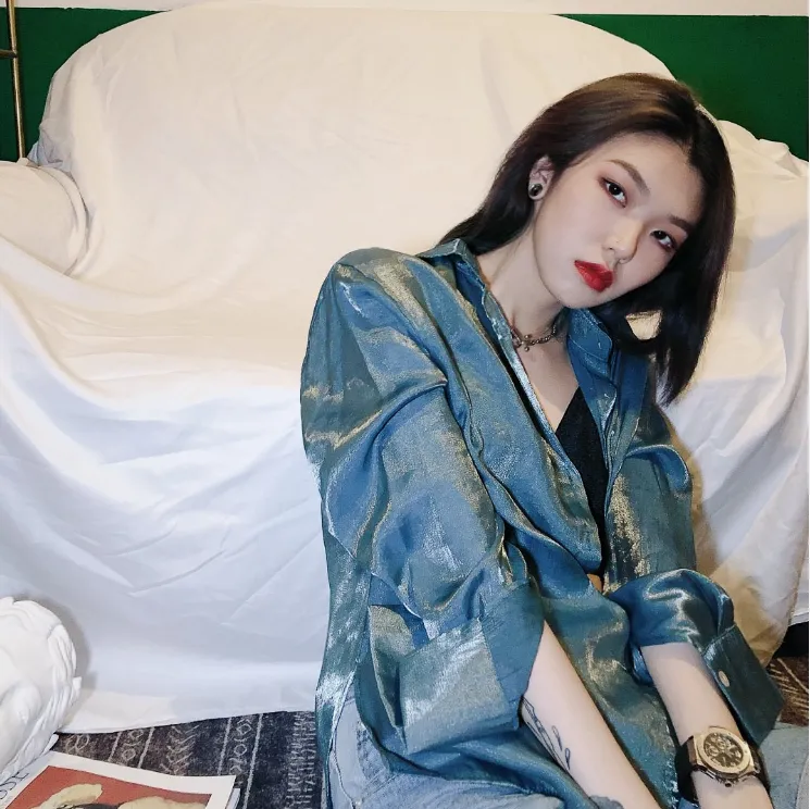 Mermaid Ji Polarized Loose Shirt