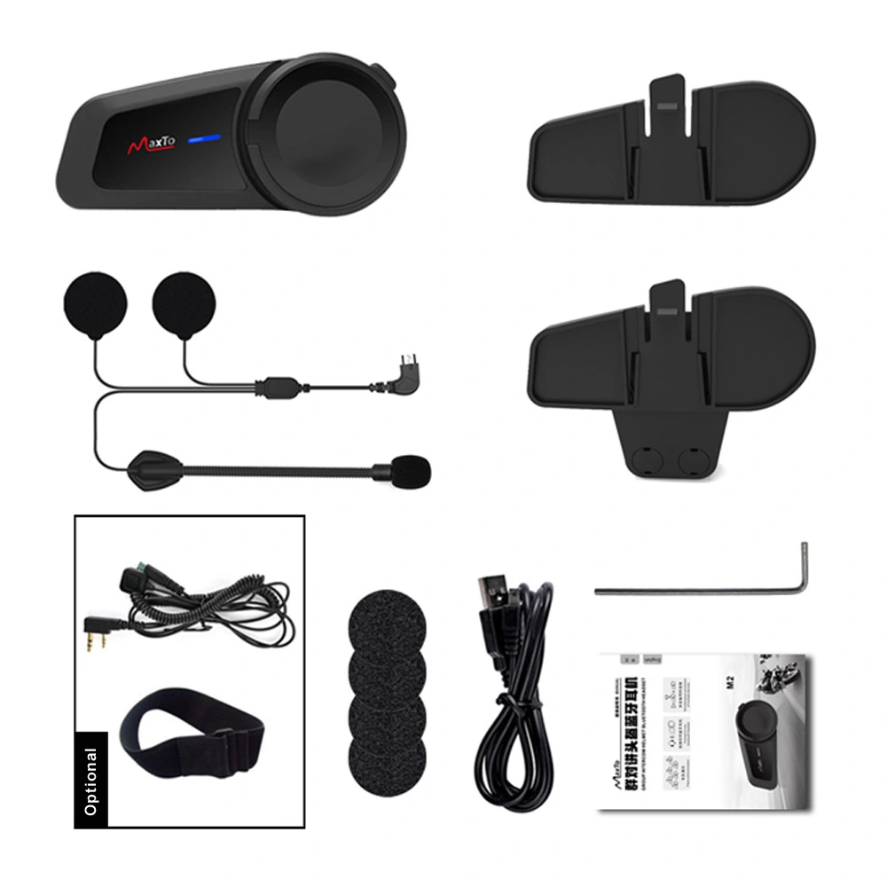 Motorcycle helmet bluetooth headset