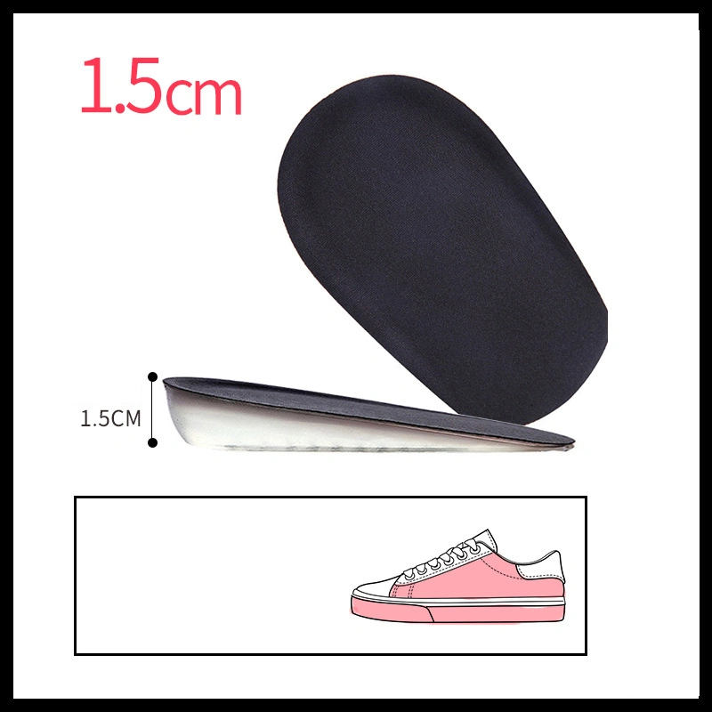 2 pairs of invisible silicone inner heightening insoles