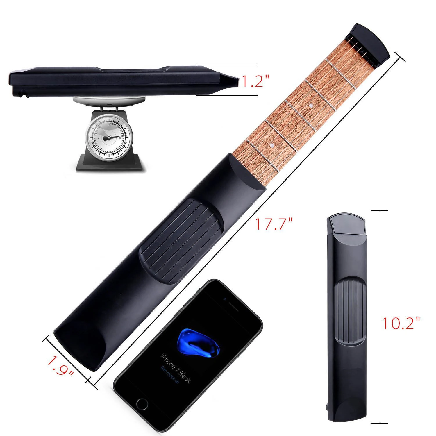 Six Frets Pocket Portable Guitar String Trainer