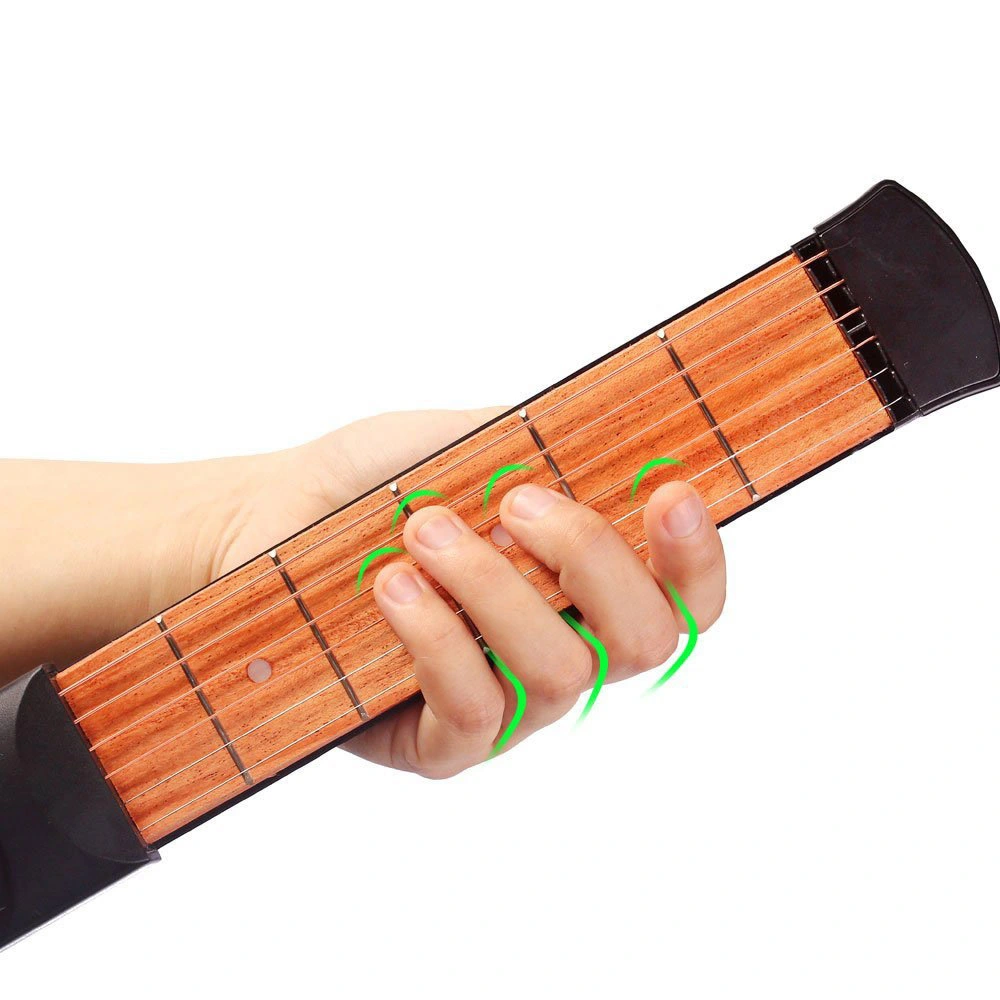 Six Frets Pocket Portable Guitar String Trainer
