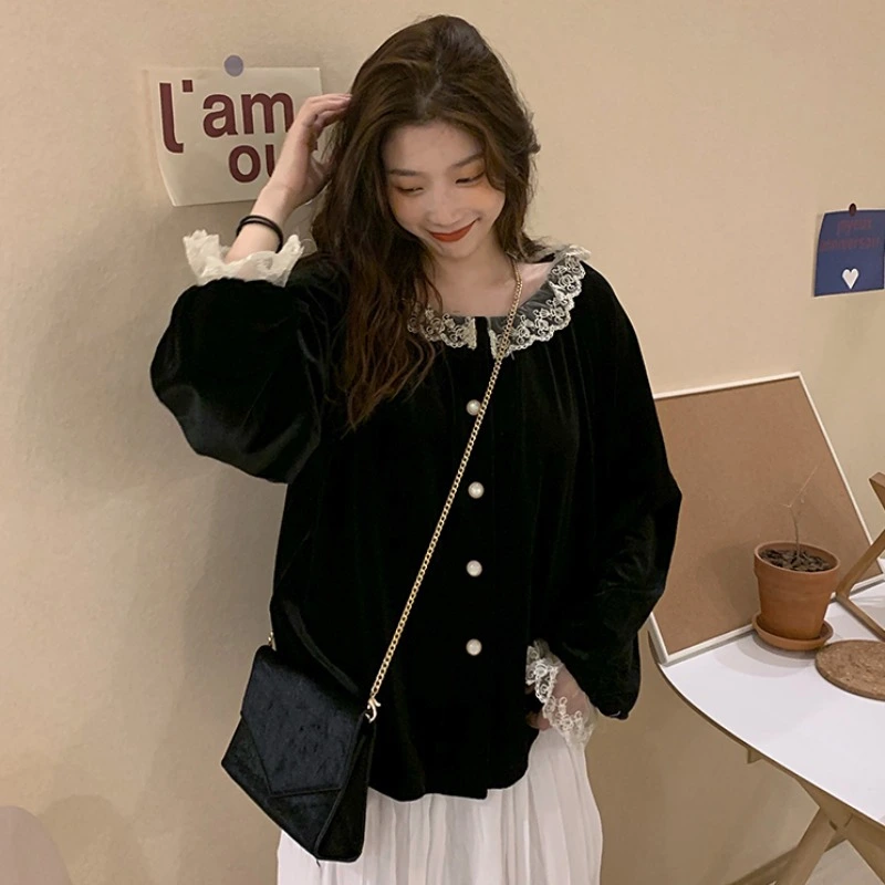 Korean Style Niche Loose Casual Long-sleeved Shirt
