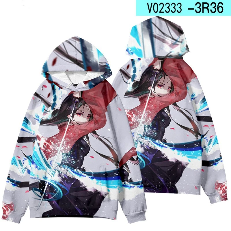 Hooded Loose Trend Japanese Anime Fried Street Sweater